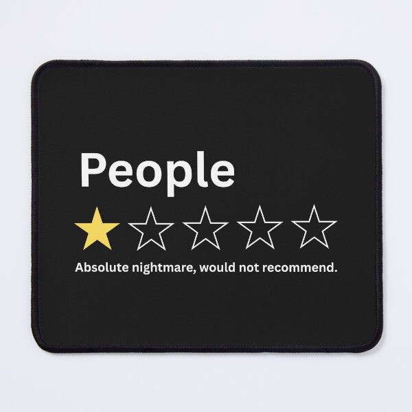 Item preview, People One Star Review Shirt, Funny Introvert Graphic Tee, Sarcastic People Humor T-Shirt Gift for Friends designed and sold by faridman.