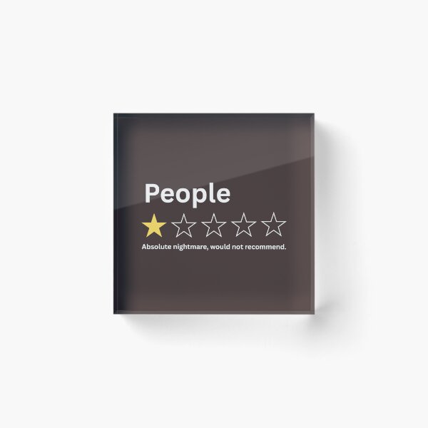Item preview, People One Star Review Shirt, Funny Introvert Graphic Tee, Sarcastic People Humor T-Shirt Gift for Friends designed and sold by faridman.