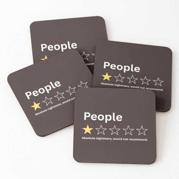 Item preview, People One Star Review Shirt, Funny Introvert Graphic Tee, Sarcastic People Humor T-Shirt Gift for Friends designed and sold by faridman.