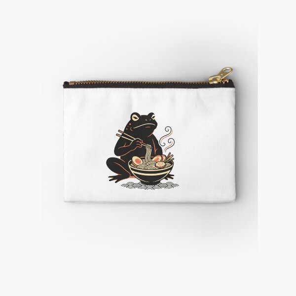 Item preview, Grumpy Frog Eating Ramen Japanese Art Food Humor designed and sold by Redgiant87x.