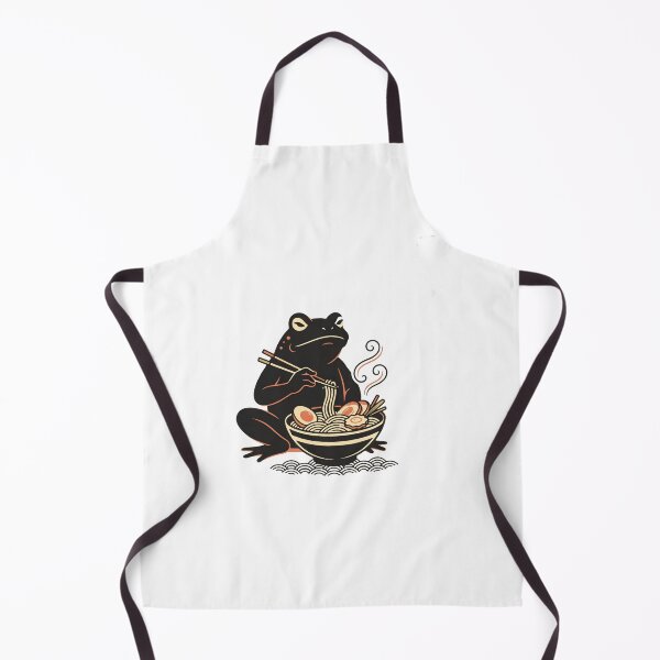 Item preview, Grumpy Frog Eating Ramen Japanese Art Food Humor designed and sold by Redgiant87x.