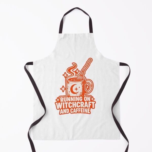 Item preview, Running On Witchcraft and Caffeine Funny Halloween Graphic designed and sold by Favour's Store.