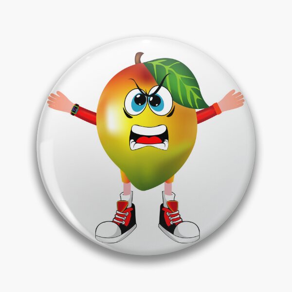 Item preview, Angry Mango Animated Character - Boy Version designed and sold by ExpressiveToon.