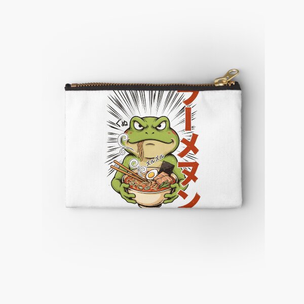 Item preview, Grumpy Frog Eating Ramen Vintage Japanese Art Illustration designed and sold by Redgiant87x.