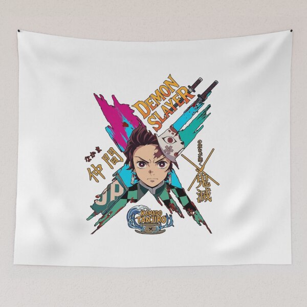 Item preview, Tanjiro Kamado Water Breathing Demon Slayer Artwork designed and sold by FreakToons.