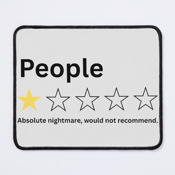 Item preview, People One Star Review Shirt, Funny Introvert Graphic Tee, Sarcastic People Humor Comfort Colors T-Shirt Gift for Friends designed and sold by faridman.
