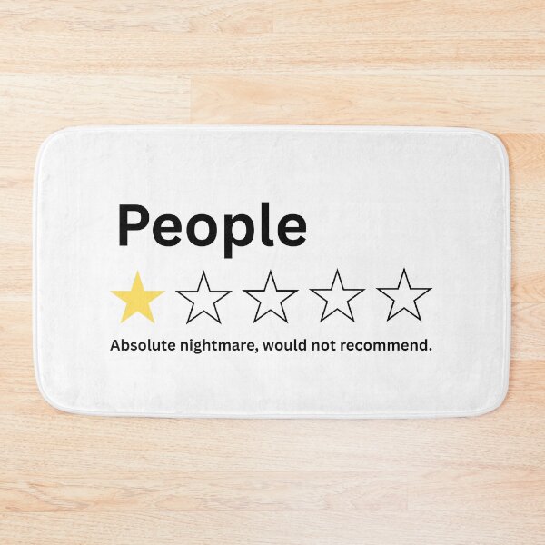 Item preview, People One Star Review Shirt, Funny Introvert Graphic Tee, Sarcastic People Humor Comfort Colors T-Shirt Gift for Friends designed and sold by faridman.