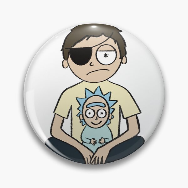 Item preview, Evil Morty and Baby Rick designed and sold by jadejade-art.