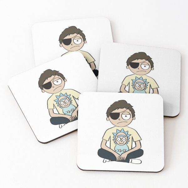 Item preview, Evil Morty and Baby Rick designed and sold by jadejade-art.