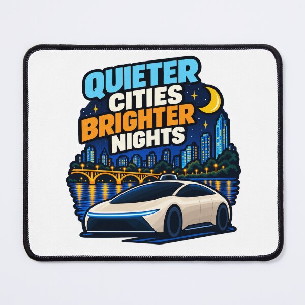 Item preview, Quieter Cities Brighter Nights Self Driving Car Design designed and sold by Kenzie & Co.