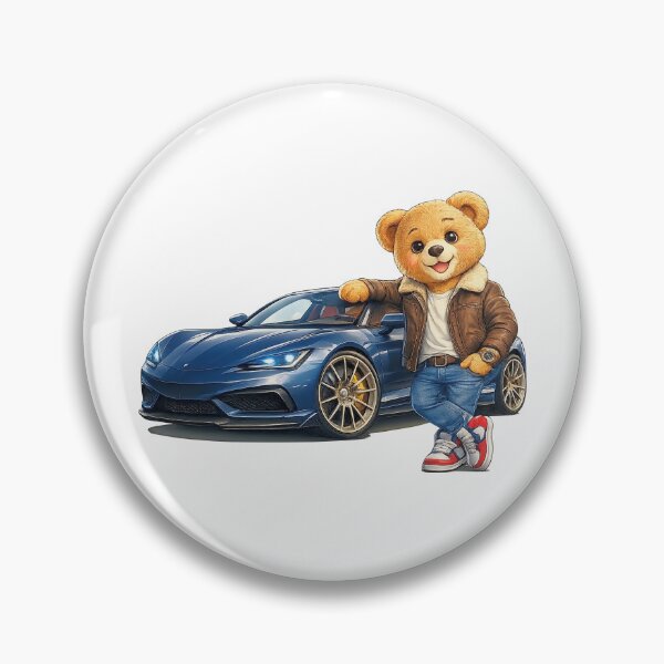 Item preview, Cool Teddy Bear Sports Car Adventure designed and sold by Shapes-Mania.