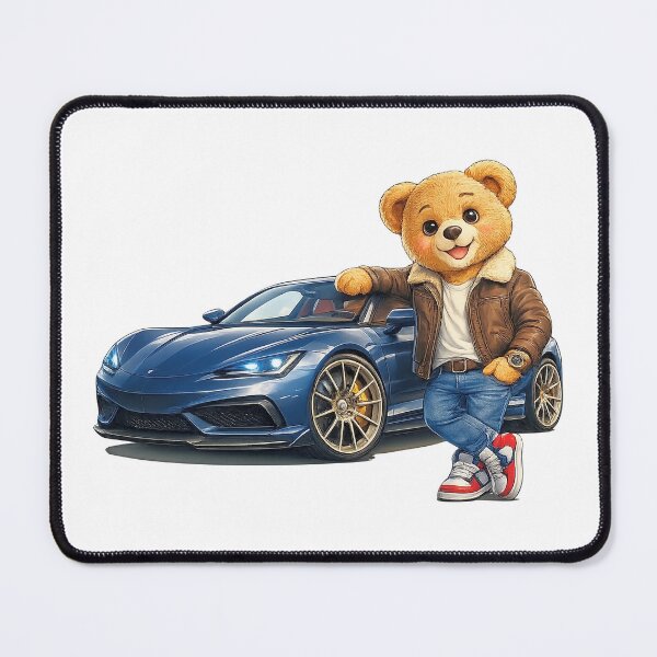 Item preview, Cool Teddy Bear Sports Car Adventure designed and sold by Shapes-Mania.