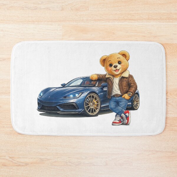 Item preview, Cool Teddy Bear Sports Car Adventure designed and sold by Shapes-Mania.