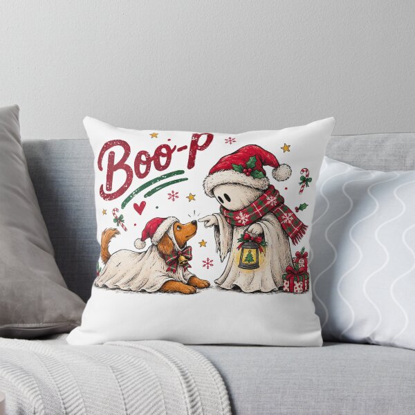 Item preview, Boo-P Golden Retriever Ghost Dog Spooky Christmas Pun Winter designed and sold by DYAFLK.