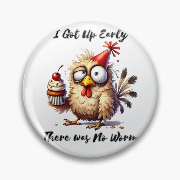 Item preview, I Got Up Early There Was No Worm – Sarcastic Bird Humor designed and sold by Szpaku desart .