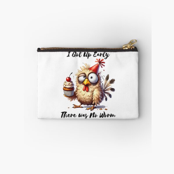 Item preview, I Got Up Early There Was No Worm – Sarcastic Bird Humor designed and sold by Szpaku desart .