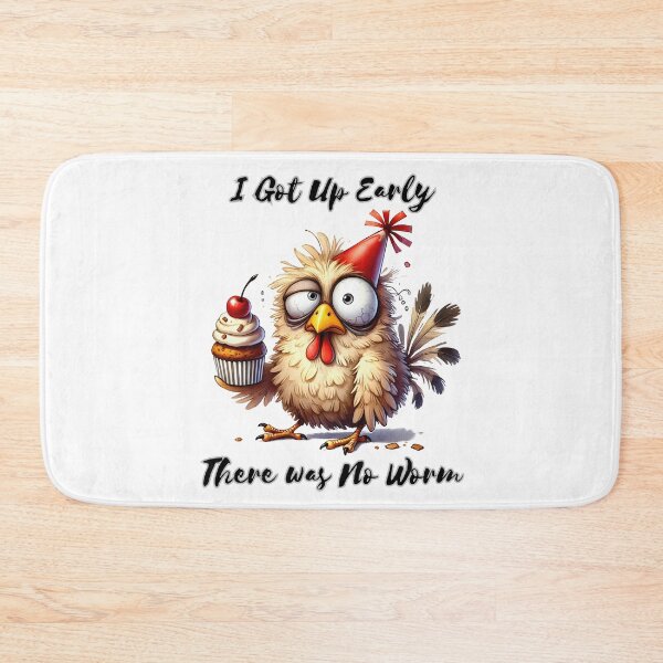 Item preview, I Got Up Early There Was No Worm – Sarcastic Bird Humor designed and sold by Szpaku desart .