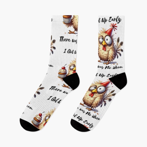 Item preview, I Got Up Early There Was No Worm – Sarcastic Bird Humor designed and sold by Szpaku desart .