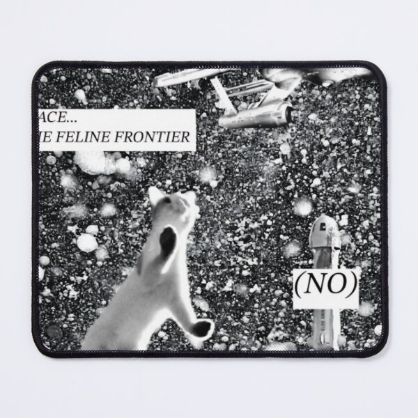 Item preview, Space The Feline Frontier designed and sold by CatTalkTshirts.