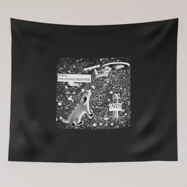 Item preview, Space The Feline Frontier designed and sold by CatTalkTshirts.