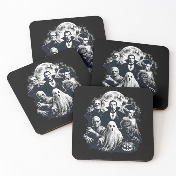 Item preview, Classic Horror Monsters Squad Halloween Vintage Spooky designed and sold by Mostafa ElHusseiny.