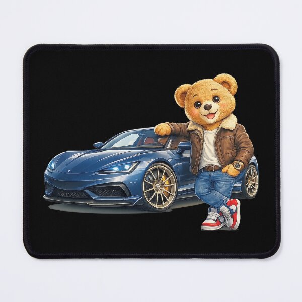 Item preview, Cool Teddy Bear Sports Car Adventure 2 Shapes Mania designed and sold by Shapes-Mania.