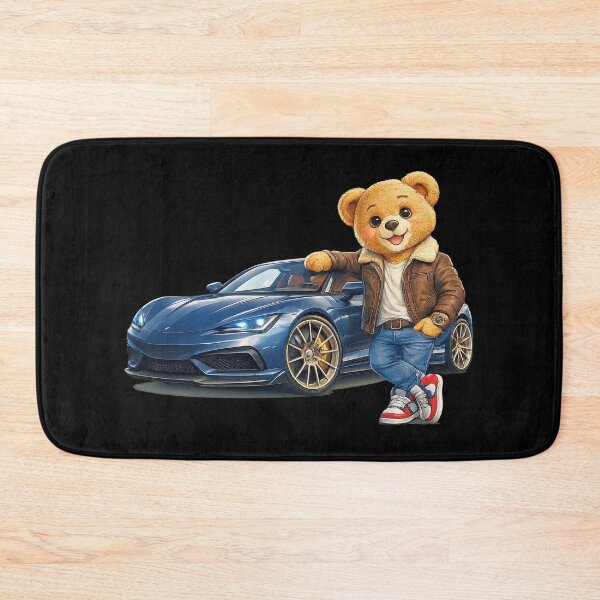 Item preview, Cool Teddy Bear Sports Car Adventure 2 Shapes Mania designed and sold by Shapes-Mania.