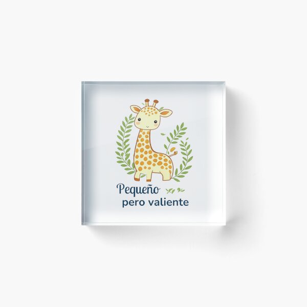 Item preview, Small but Brave Giraffe designed and sold by frasesemotivas.