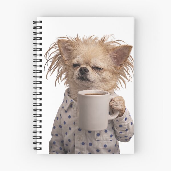 Item preview, Funny Dogs Coffee Pajamas – Sleepy Dog Lover Design designed and sold by TeeStyle.mr.