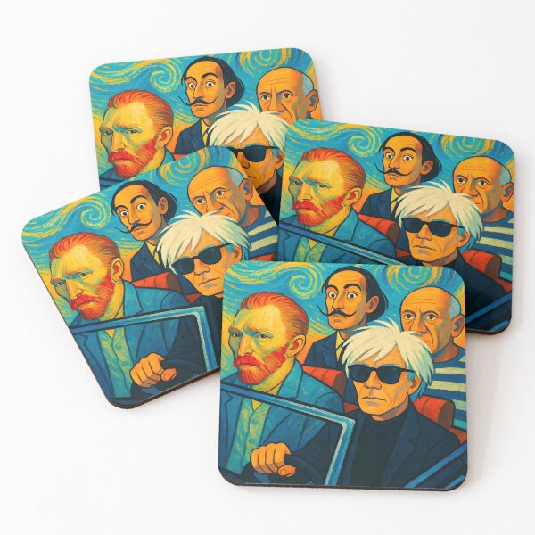 Item preview, Vincent Van Gogh With Friends In Car designed and sold by ARTAFACT.