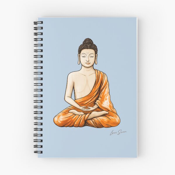Item preview, BUDDHA | Inner Peace Artwork | Powder Blue Edition | Lana Swan designed and sold by Baroness Swan.