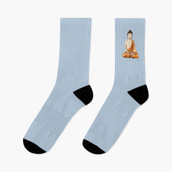 Item preview, BUDDHA | Inner Peace Artwork | Powder Blue Edition | Lana Swan designed and sold by Baroness Swan.