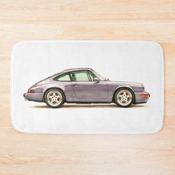 Item preview, Vintage Purple Porsche 911 964 Watercolor designed and sold by blackdogshop.