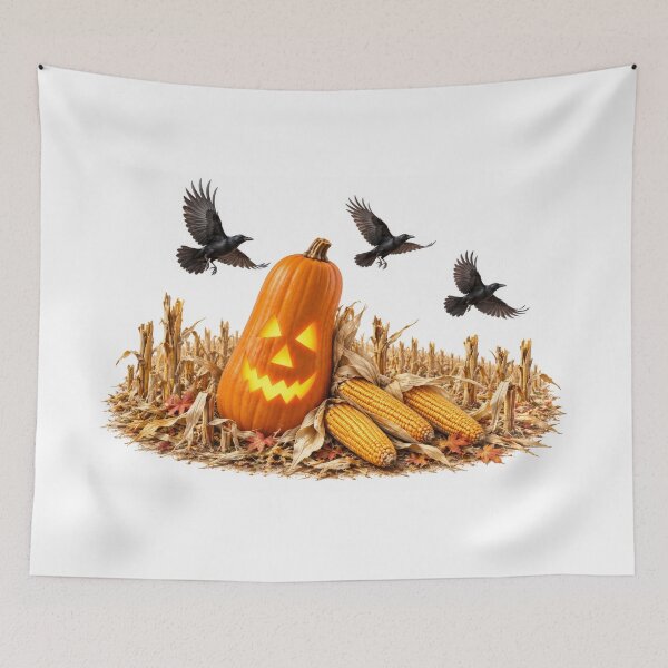 Item preview, Halloween Harvest with Ravens designed and sold by DansCreations42.