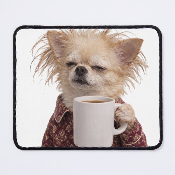Item preview, Funny Dogs Coffee Pajamas – Sleepy Dog Lover Design designed and sold by TeeStyle.mr.