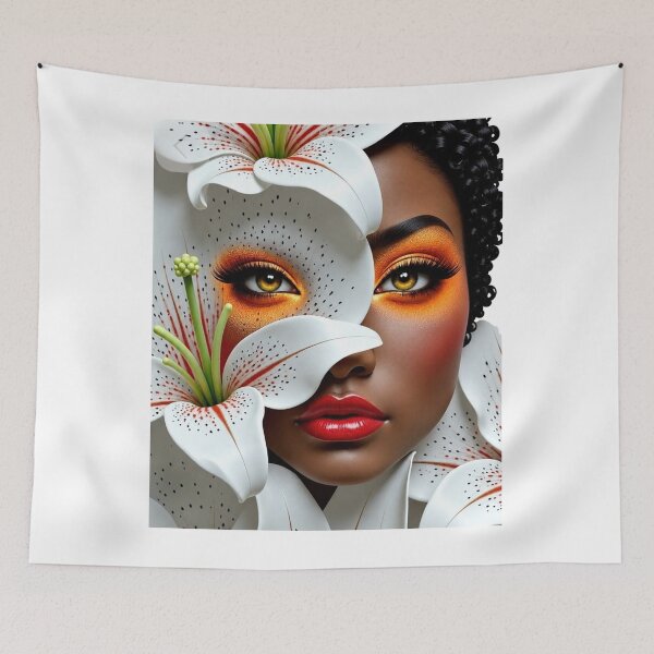 Item preview, Goden Eye Lily Queen - Fantasy Portrait  designed and sold by LC&LCPlatform.