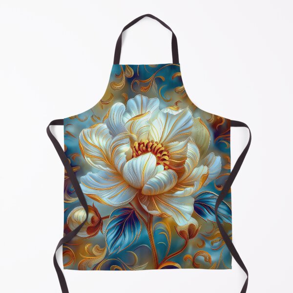 Item preview, White Peony Flower Art designed and sold by MargaretWiktor.