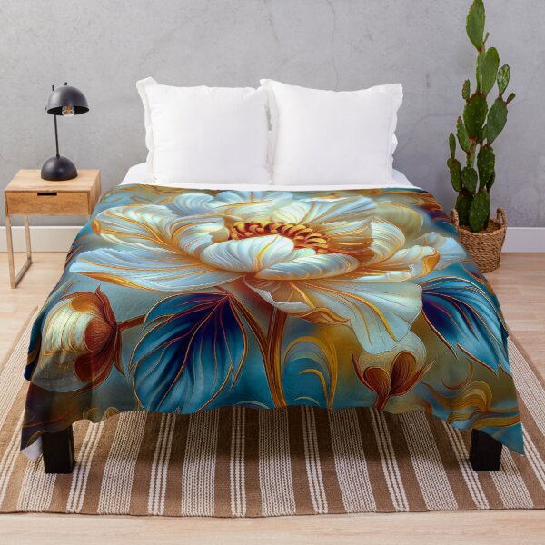 Item preview, White Peony Flower Art designed and sold by MargaretWiktor.