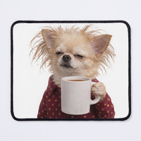 Item preview, Funny Dogs Coffee Pajamas – Sleepy Dog Lover Design designed and sold by TeeStyle.mr.