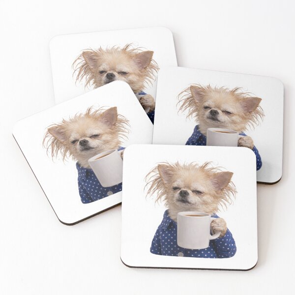 Item preview, Funny Dogs Coffee Pajamas – Sleepy Dog Lover Design designed and sold by TeeStyle.mr.