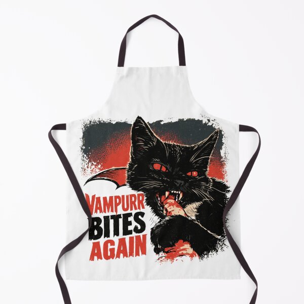 Item preview, Vampurr muerde de nuevo: divertido diseño de gato para Halloween designed and sold by AceEye.