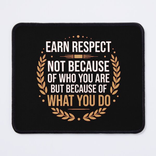 Item preview, Earn respect  designed and sold by Mr.K.