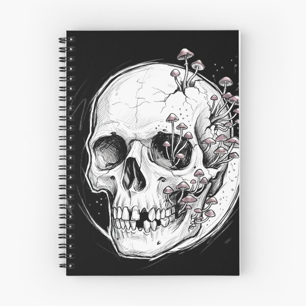 Item preview, Mushrooms Growing From a Skull designed and sold by MisteryDesigner.