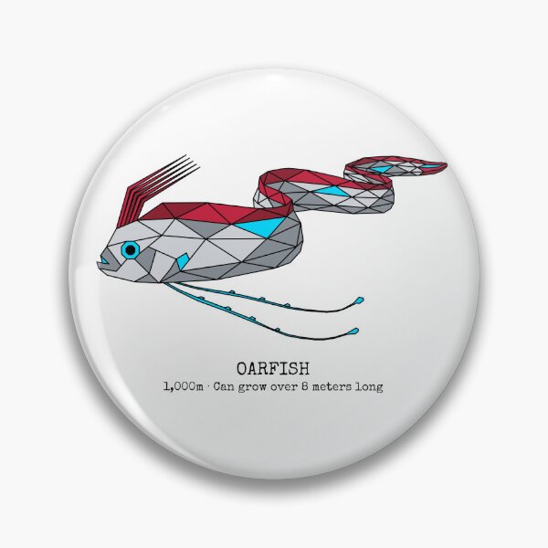 Item preview, Geometric Oarfish designed and sold by AnimalsKnowAll.