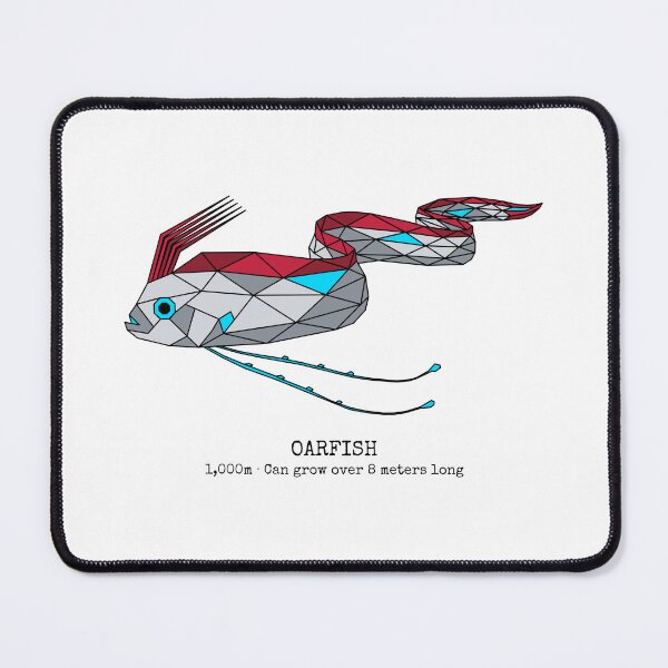 Item preview, Geometric Oarfish designed and sold by AnimalsKnowAll.
