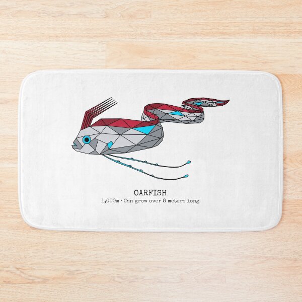 Item preview, Geometric Oarfish designed and sold by AnimalsKnowAll.