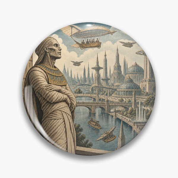 Item preview, The Mummy! — Jane Webb’s Retrofuturist Future of 1827 designed and sold by Past in Threads.