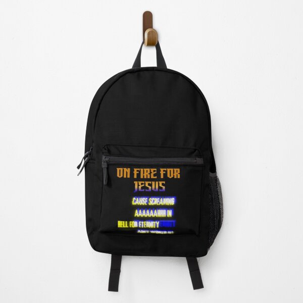 Item preview, On Fire For Jesus Bold Hell Warning Design designed and sold by Anita Ohulo.