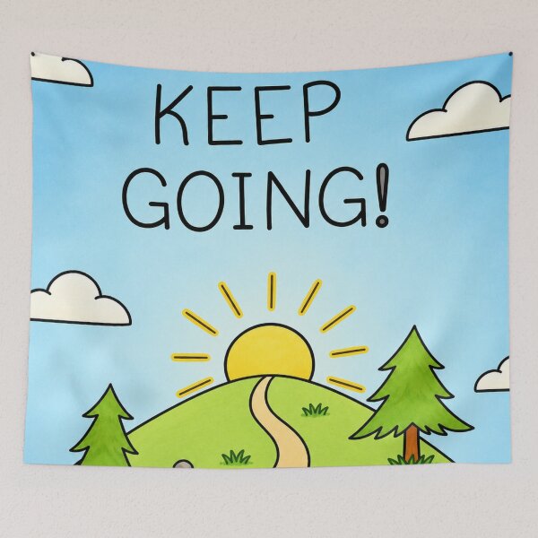 Item preview, Keep Going! designed and sold by adinecalli.