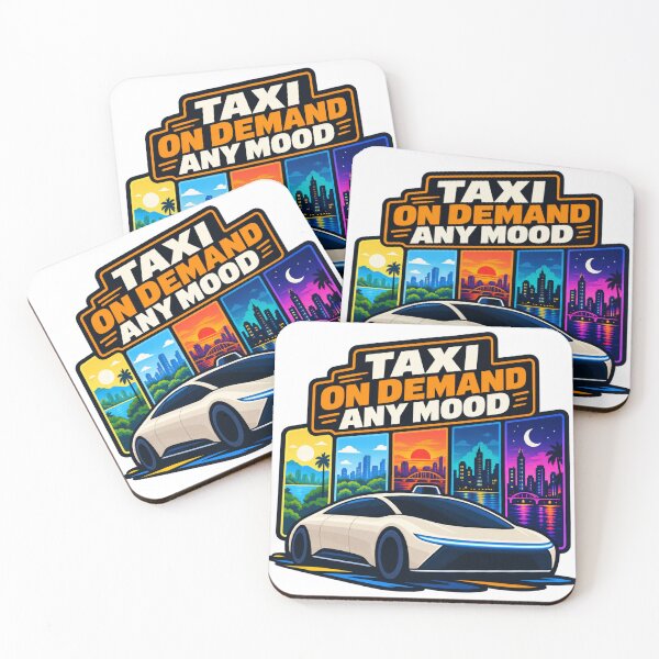 Item preview, Taxi On Demand Any Mood Self Driving Car Design designed and sold by Kenzie & Co.
